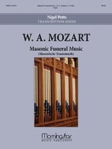 Masonic Funeral Music Organ sheet music cover